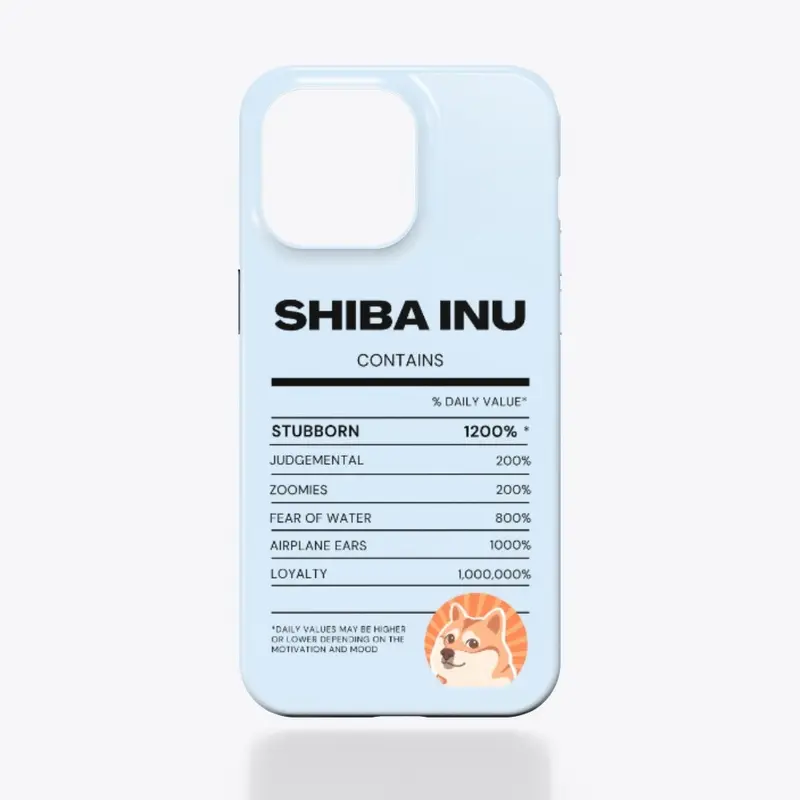 SHIBA INU PHONE CASE